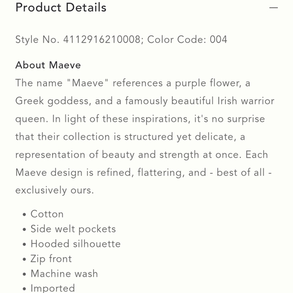 Maeve Colorblocked Zip-Up Hoddie - Picture 8 of 10